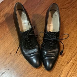 Vintage Ferragamo Oxford Style Heel US Size 6.5